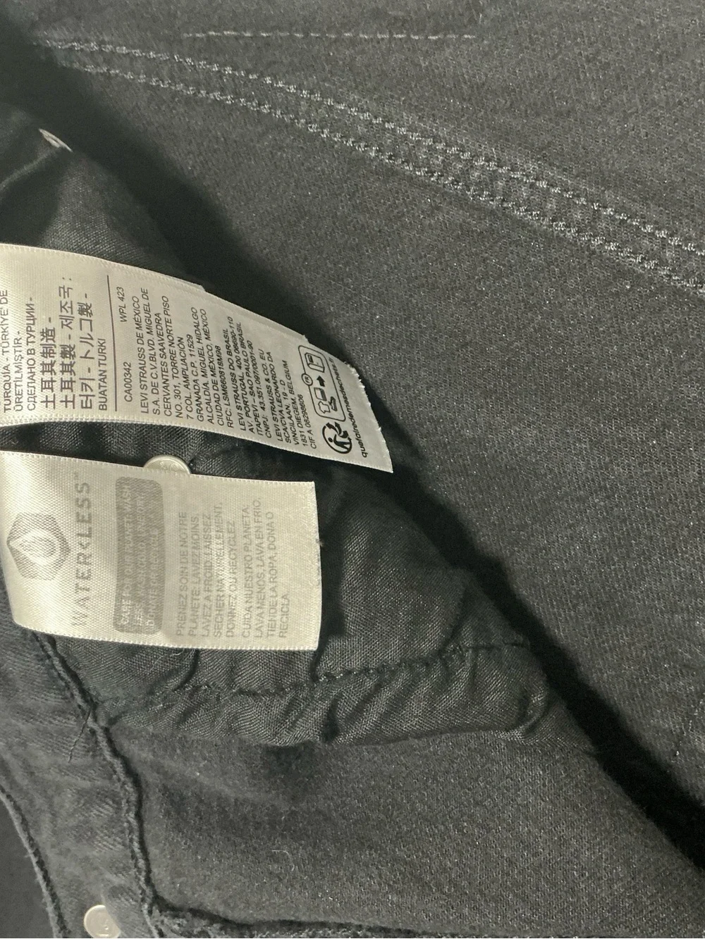 Levi's Straight Black Men's Jeans waist 33